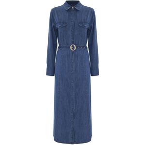 Kocca, Dames, Jurken, Blauw, Maat: L Katoen,