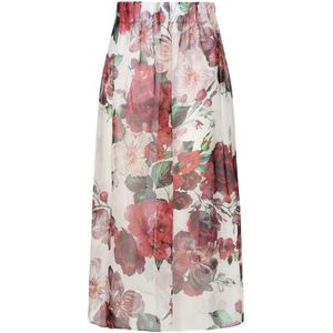 Dolce & Gabbana, Dames, Rokken, Veelkleurig, Maat: S Zijde,