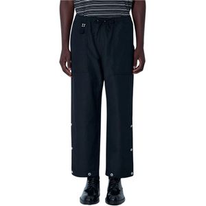 Comme des Garçons, Heren, Broeken, Zwart, Maat: S Linnen,