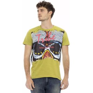 Trussardi, Heren, Tops, Groen, Maat: S Katoen,