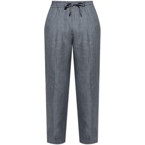 Dolce & Gabbana, Heren, Broeken, Grijs, Maat: 2XL Linnen,