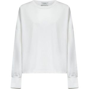 Studio Nicholson, Dames, Tops, Wit, Maat: S Katoen,