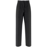 Guess, Dames, Broeken, Grijs, Maat: L Synthetisch,