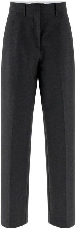 Guess, Dames, Broeken, Grijs, Maat: L Synthetisch,