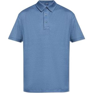 Paul & Shark, Heren, Tops, Blauw, Maat: L Leer,