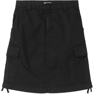 Carhartt Wip, Dames, Rokken, Zwart, Maat: S Katoen,