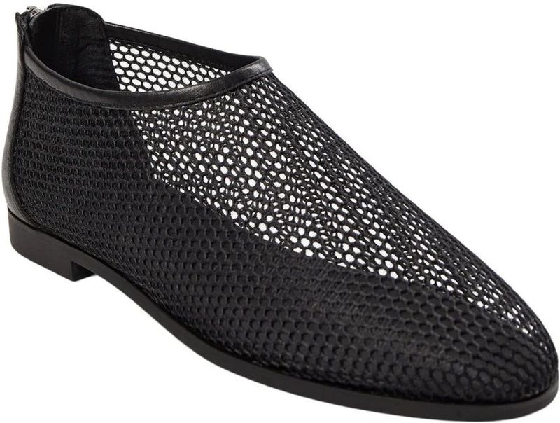 Sofie Schnoor - Lexiesw Ballerina - Zwart - Ballerina Schoenen met Rits Detail