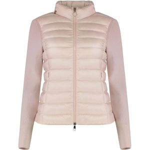 Moncler, Dames, Jassen, Roze, Maat: S Wol,