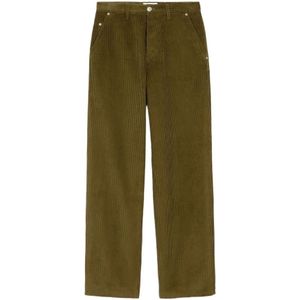 Ami Paris, Heren, Broeken, Bruin, Maat: XS