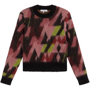 Maison Kitsuné, Heren, Truien, Veelkleurig, Maat: M Mohair,