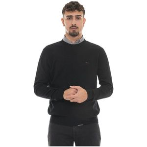 Harmont & Blaine, Heren, Truien, Zwart, Maat: S Katoen,