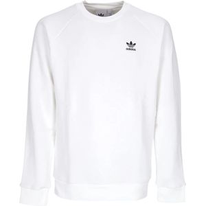 Adidas, Heren, Sweatshirts & Hoodies, Wit, Maat: XL Katoen,