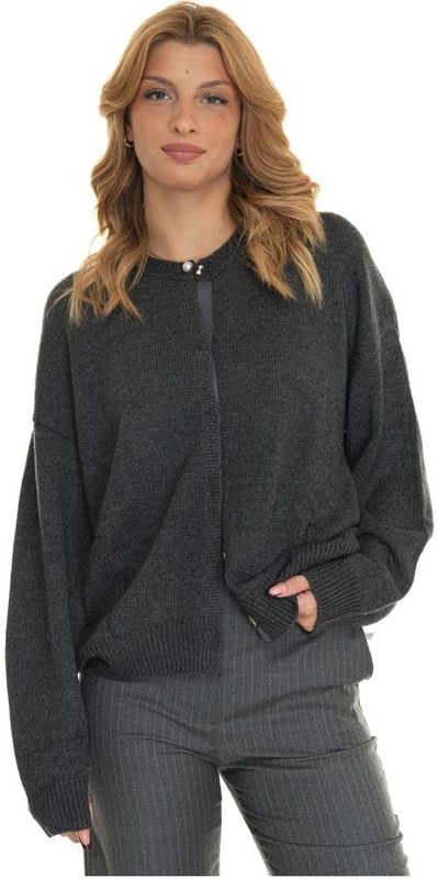 Liu Jo - Cardigan - Zwart - Viscose/Polyamide