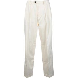 Tommy Hilfiger, Dames, Broeken, Wit, Maat: XL Katoen,