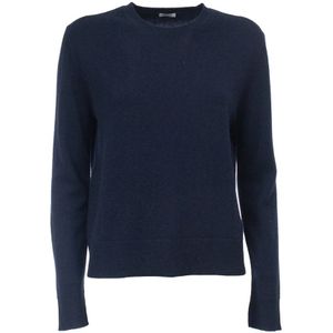 Aspesi, Dames, Truien, Blauw, Maat: L Kasjmier,