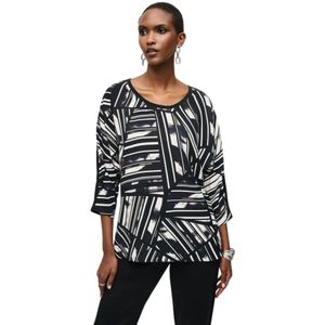 Joseph Ribkoff, Dames, Blouses & Shirts, Zwart, Maat: 4XL
