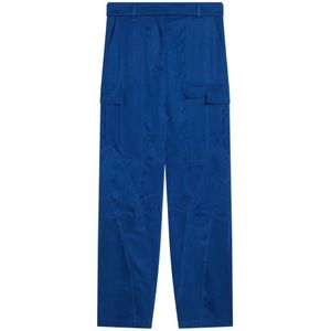 Ferragamo, Dames, Broeken, Blauw, Maat: XS