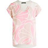 Betty Barclay - Gestreept Casual Shirt met Bloemenpatroon - Veelkleurig