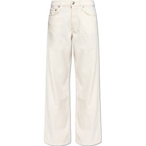 Rag & Bone, Dames, Jeans, Beige, Maat: W24 Katoen,