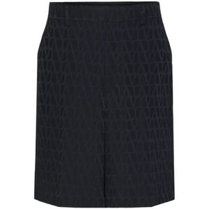 Valentino Garavani - Black Toile Iconographe - Korte Broeken - Zwart - Zijden Shorts