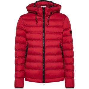 Peuterey Ultra-lichtgewicht glanzende donsjas , Red , Heren , Maat: XL