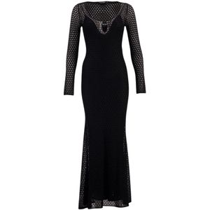 Tom Ford, Dames, Jurken, Zwart, Maat: M