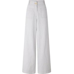 Sessun, Dames, Broeken, Grijs, Maat: XS Katoen,