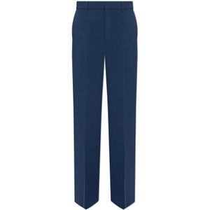 Casablanca Wollen broek , Blue , Heren , Maat: L