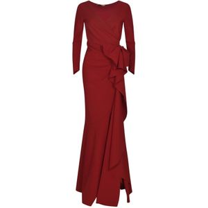 Chiara Boni, Dames, Jurken, Rood, Maat: 3XL