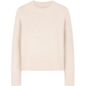 Iblues, Dames, Truien, Beige, Maat: L Wol,