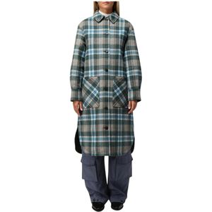 Woolrich, Dames, Mantels, Veelkleurig, Maat: S Wol,