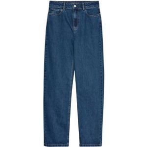 The New Society, Dames, Jeans, Blauw, Maat: S Denim,