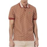 Lacoste, Heren, Tops, Bruin, Maat: L
