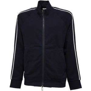 Paolo Pecora, Heren, Sweatshirts & Hoodies, Blauw, Maat: S Katoen,