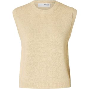 Selected Femme, Dames, Truien, Beige, Maat: L Katoen,