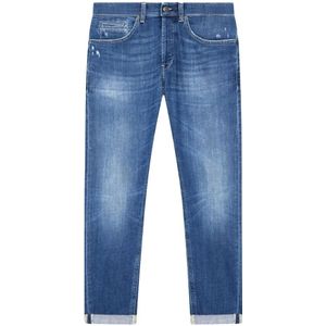 Dondup, Heren, Jeans, Blauw, Maat: W30 Katoen,