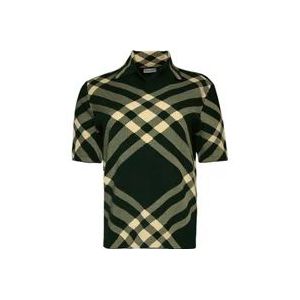 Burberry Polo Hemden , Green , Dames , Maat: S