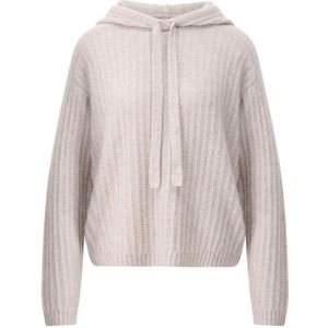 Hemisphere, Dames, Sweatshirts & Hoodies, Beige, Maat: 3XS Kasjmier,