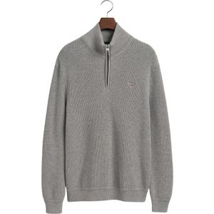 Gant, Heren, Truien, Grijs, Maat: 2XL Katoen,