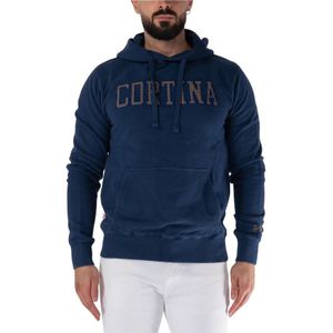 MC2 Saint Barth, Heren, Sweatshirts & Hoodies, Blauw, Maat: S Katoen,