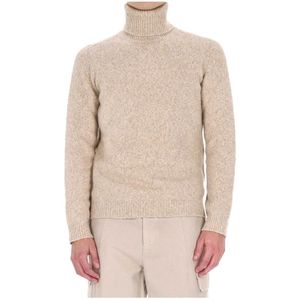 Roberto Collina, Heren, Truien, Beige, Maat: M Kasjmier,
