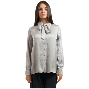 YES Zee, Dames, Blouses & Shirts, Grijs, Maat: XS