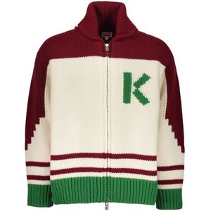 Kenzo, Heren, Truien, Veelkleurig, Maat: S Wol,