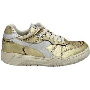 Diadora, unisex, Schoenen, Geel, Maat: 38 EU Leer,
