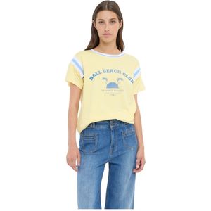 Ball, Dames, Tops, Geel, Maat: L Katoen,