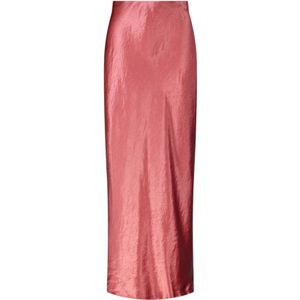 Vince, Dames, Rokken, Roze, Maat: XS Satijn,