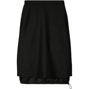 Tory Burch, Dames, Rokken, Zwart, Maat: S Zijde,