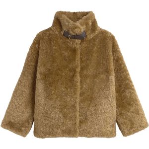 Herno, Dames, Jassen, Bruin, Maat: M Leer,