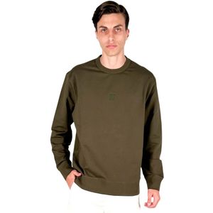 C.p. Company, Heren, Sweatshirts & Hoodies, Groen, Maat: M Katoen,