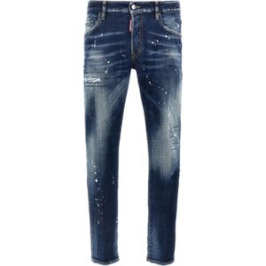 Dsquared2, Heren, Jeans, Blauw, Maat: M
